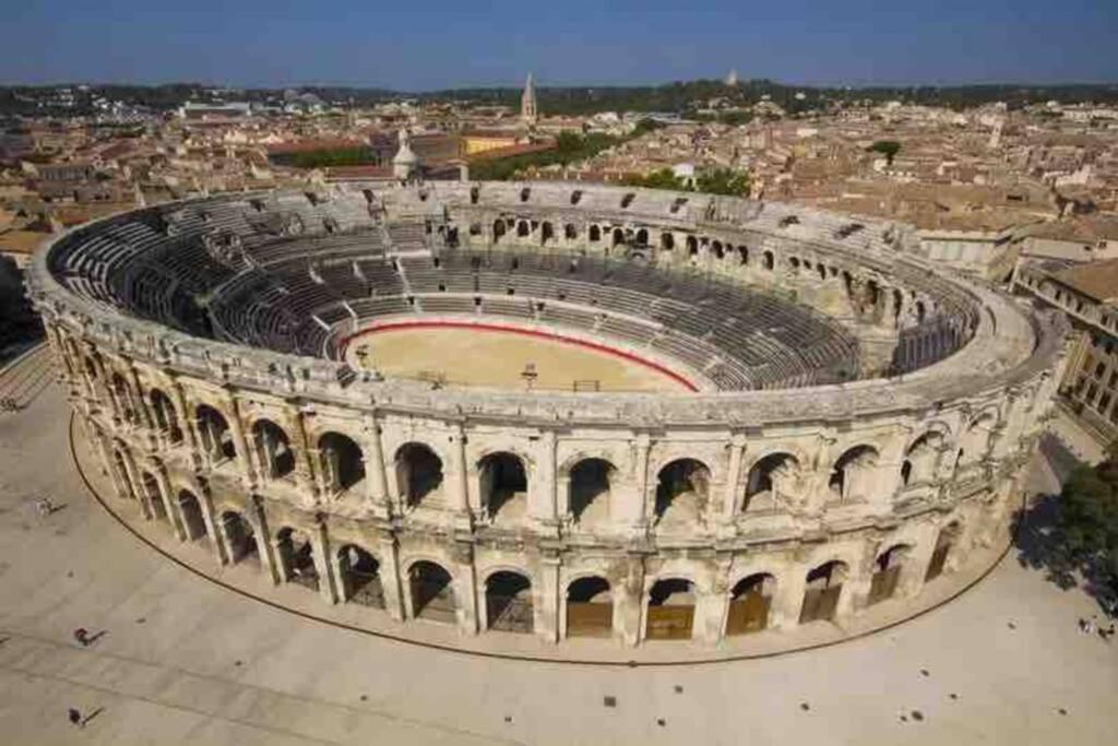 Le Jad Joli F2 Proche Gare, Arenes Avec Terrasse Privee Lägenhet Nîmes Exteriör bild
